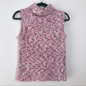 [Kenzie] Pink Turtleneck Knitted Top, Size S/P
